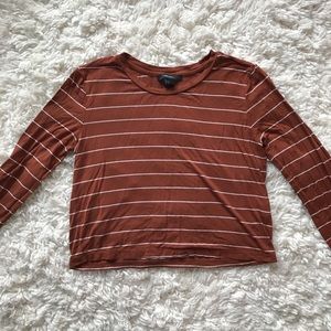 Forever 21 Long Sleeve Striped Shirt